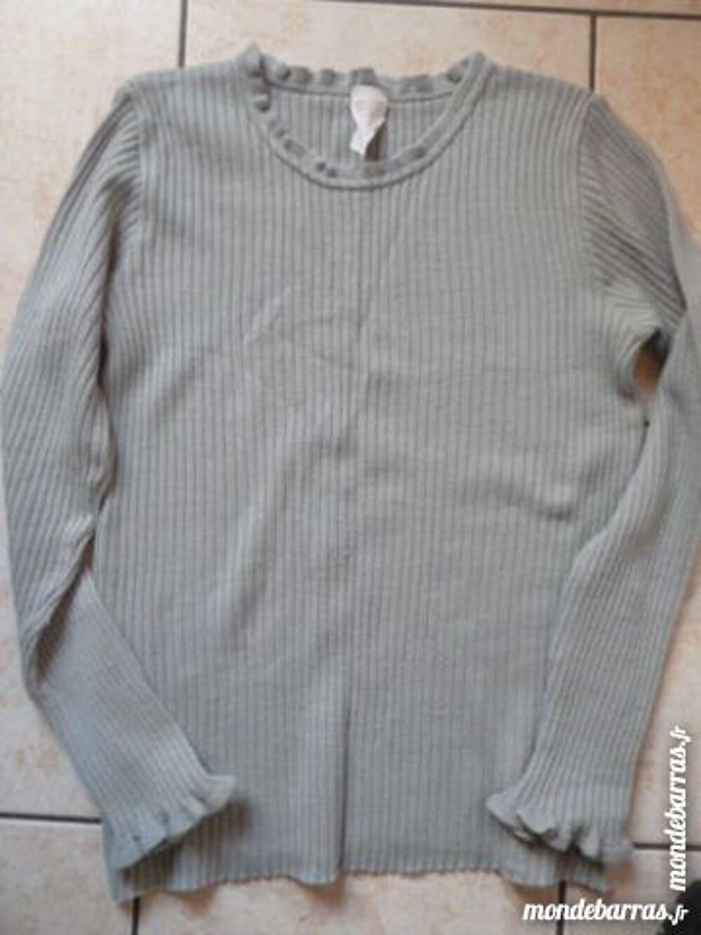 Pull femme gris clair Taille 42/44 Vêtements