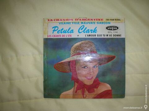PETULA CLARK, vinyle, 45 ts 8 Thiais (94)