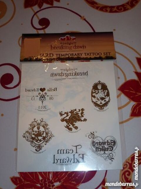 lot tatoo tatouage twilight cine film edward jacob 2 Fèves (57)