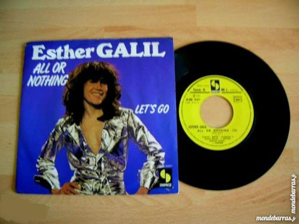 45 TOURS ESTHER GALIL All or nothing CD et vinyles