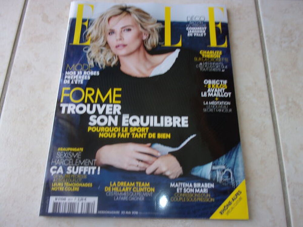 Magazine Elle N&deg; 3674- Hebdomadaire 20/05/16 Livres et BD