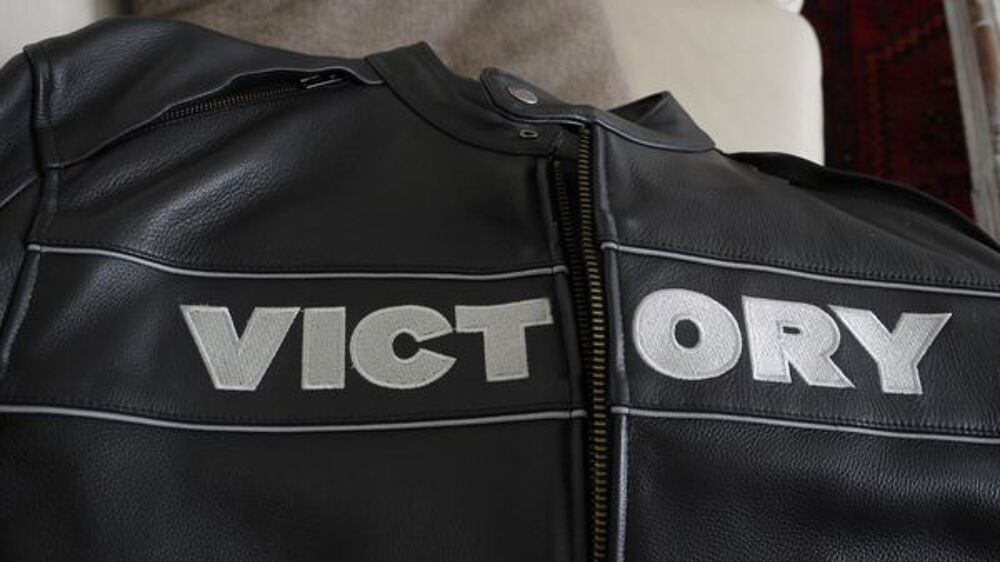 Blouson CUIR moto Homme VICTORY Vêtements