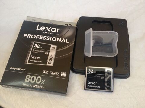Carte mémoire CompactFlash Lexar Professional 32GB 120 MB/s 35 Lanne (65)