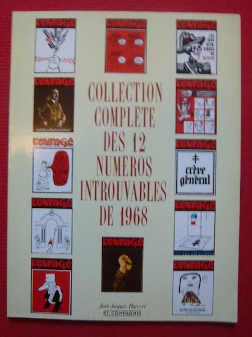 L'Enrag&eacute;, collection des 12 num&eacute;ros introuvables de 1968 Livres et BD