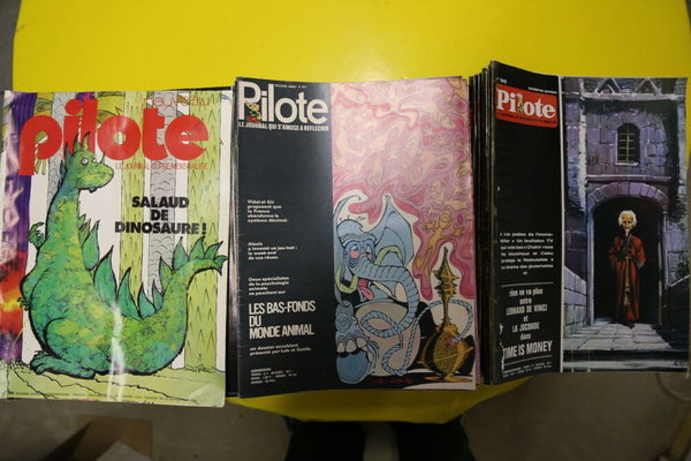 Rare collection de la revue PILOTE de 1969 &agrave; 1974 Livres et BD