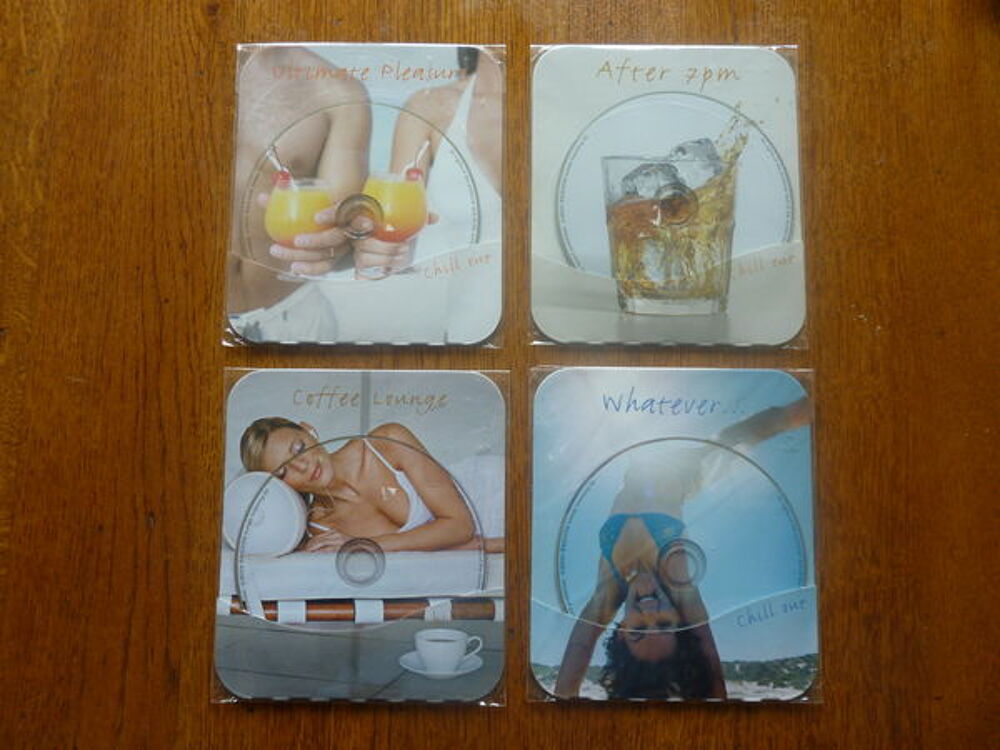 Lot de 4 CD de relaxation et de d&eacute;tente . CD et vinyles