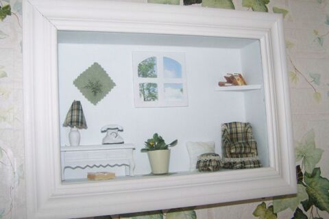 cadre avec objets d�coratifs int�rieurs, NEUF 10 Abbeville (80)