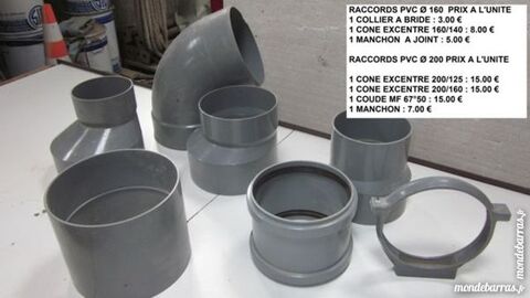 Raccords PVC  160 et 200 3 Calais (62)