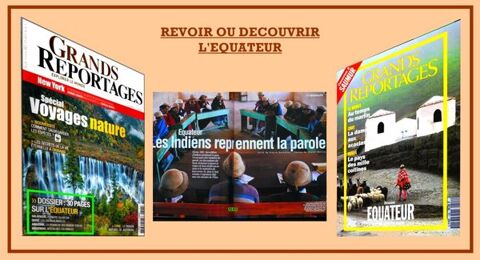 3 revues sur L'EQUATEUR / prixportcompris 13 Lille (59)