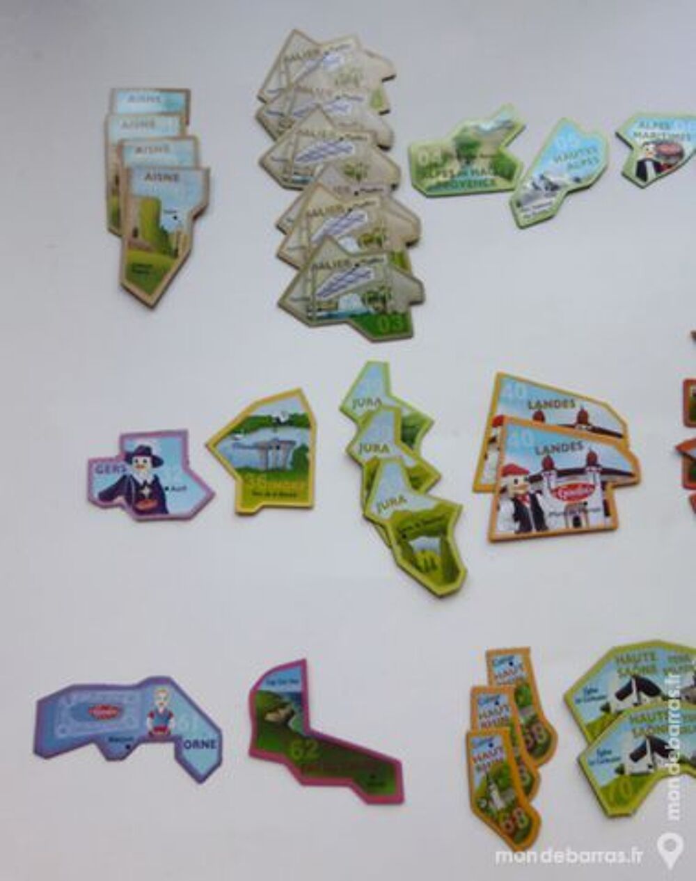 Magnets &laquo;la carte de France&raquo; de Le Gaulois Jeux / jouets
