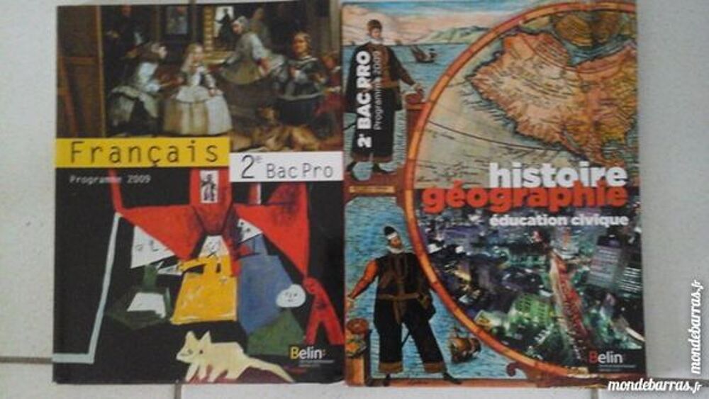Livre Seconde bac pro Livres et BD