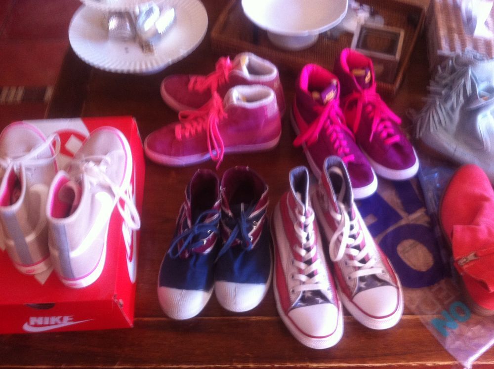 lots de baskets Nike et bensmon taille 38 et 37 Chaussures