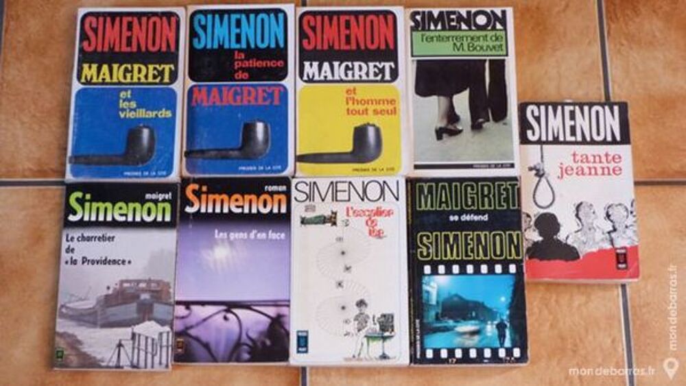 Livres policiers SIMENON MAIGRET Livres et BD