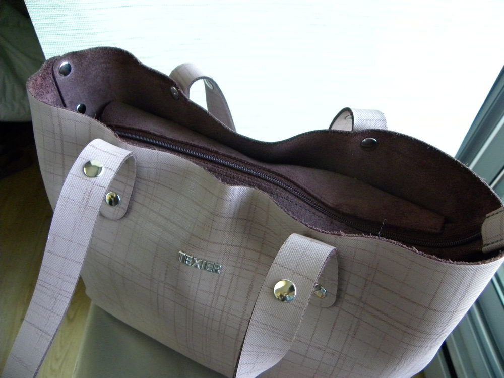 sac Texier femme rose Maroquinerie