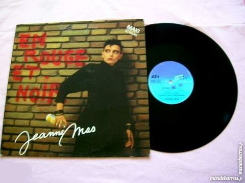 MAXI 45 TOURS JEANNE MAS En rouge et noir 22 Nantes (44)