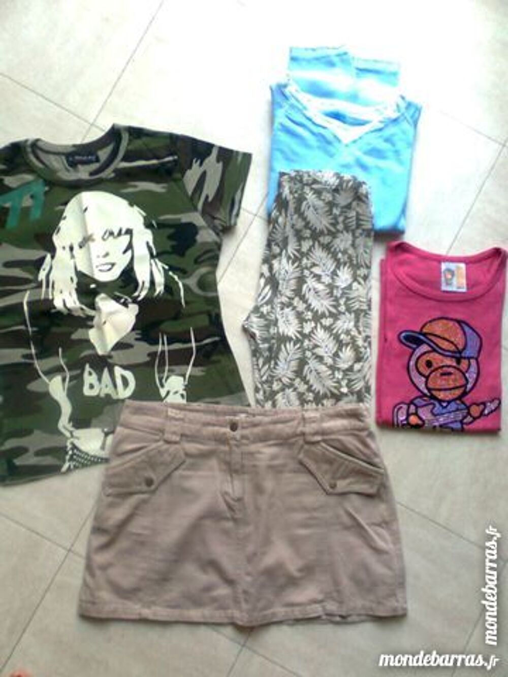 mini jupe, 3 hauits, pantalon - 12-14 ans - zoe Vêtements enfants