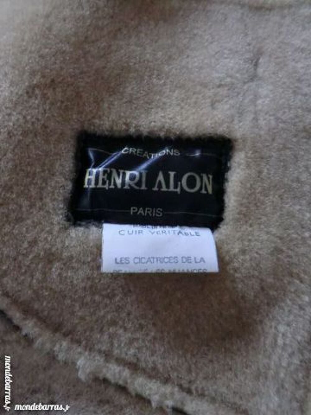 manteau en cuir Vêtements