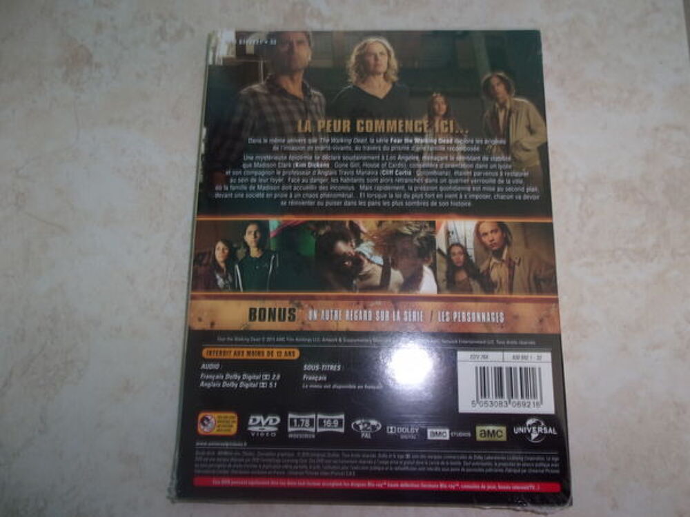 DVD Fear the Walking Dead Int&eacute;grale Saison 1(Neuf) DVD et blu-ray