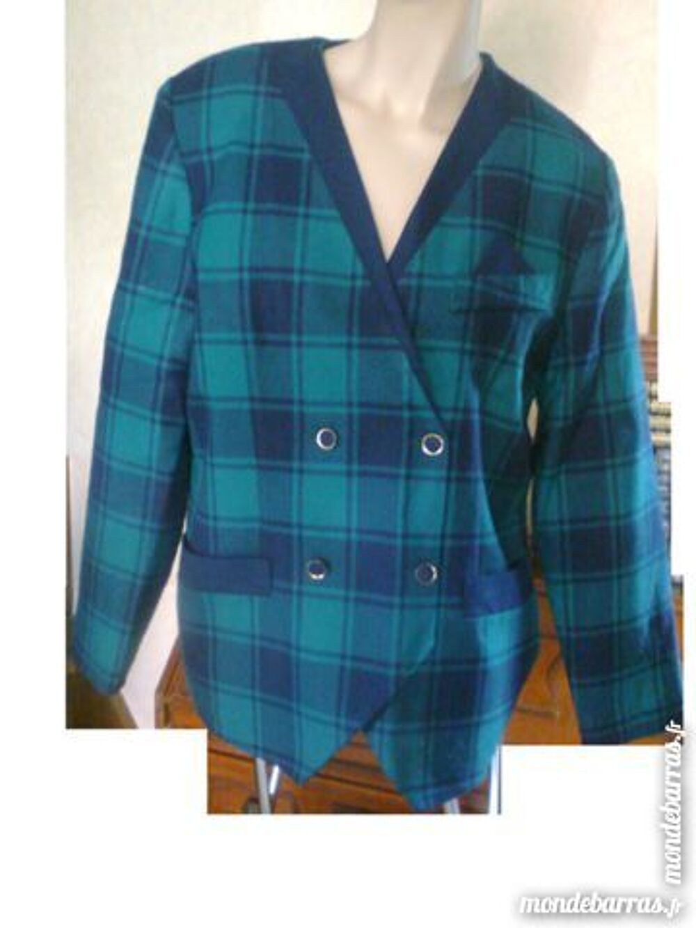 VESTE &agrave; carreaux, pt PULL rose - 40 - zoe Vêtements