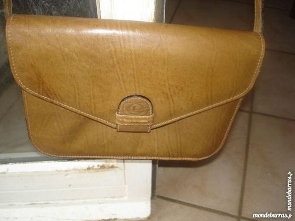 SAC LORENZO TOUT CUIR (vintage) Maroquinerie