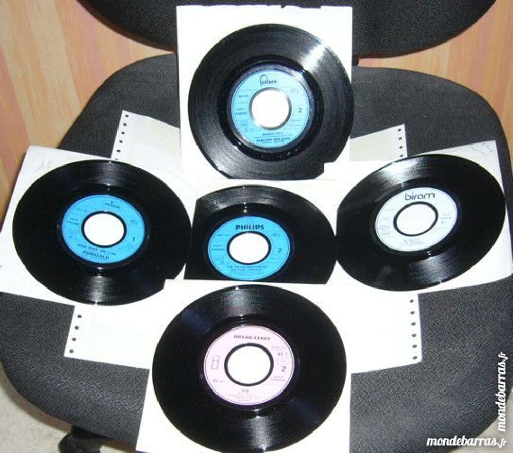 5 disques vynil 45T ann&eacute;e 1973 CD et vinyles