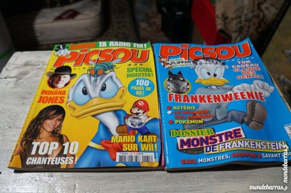 MICKET PICSOU par deux Livres et BD