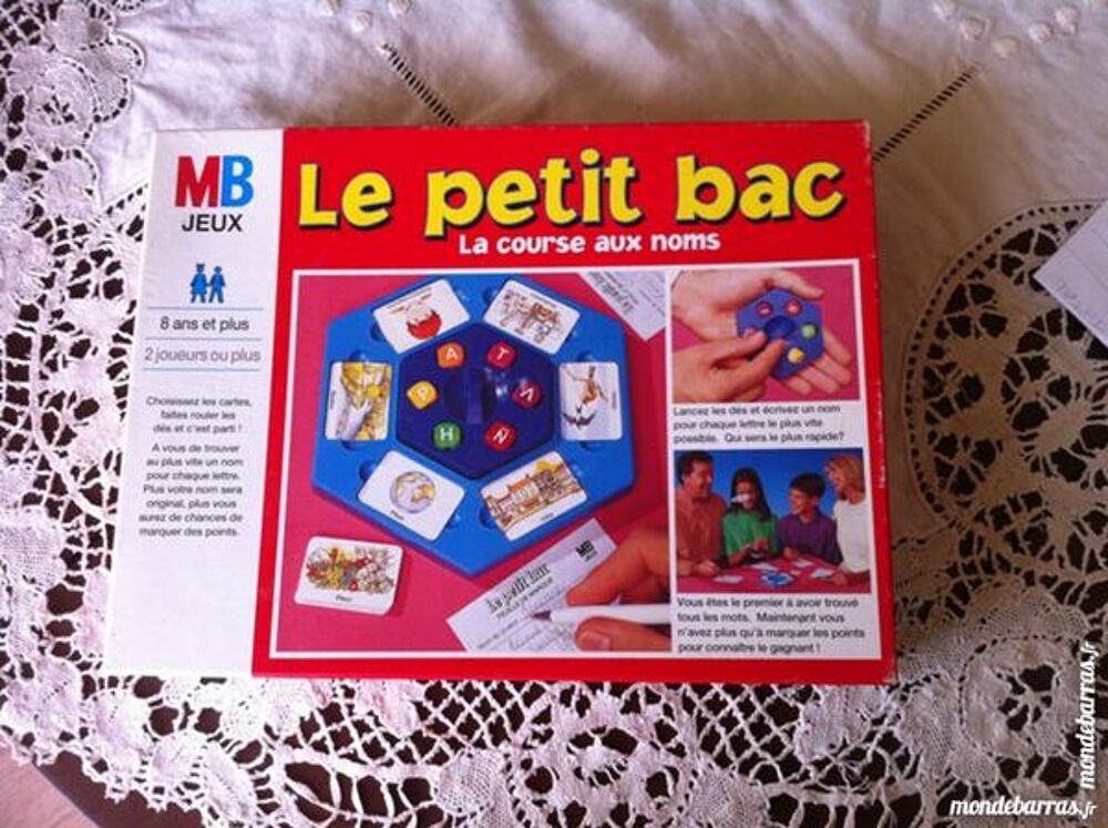 JEU &laquo;LE PETIT BAC&raquo; Jeux / jouets