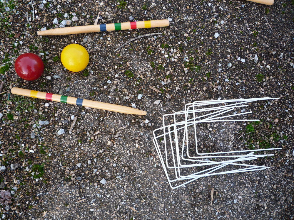 Jeux de croquet en bois Jeux / jouets