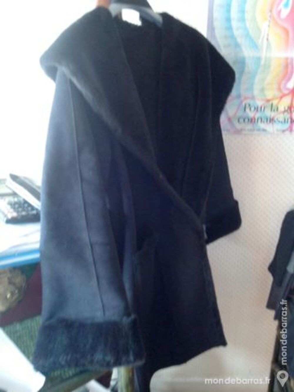 Manteau noir Vêtements