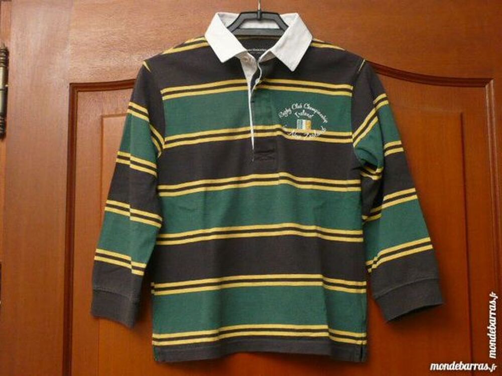 POLO VERT/BLEU VERTBAUDET 8 ANS Vêtements enfants
