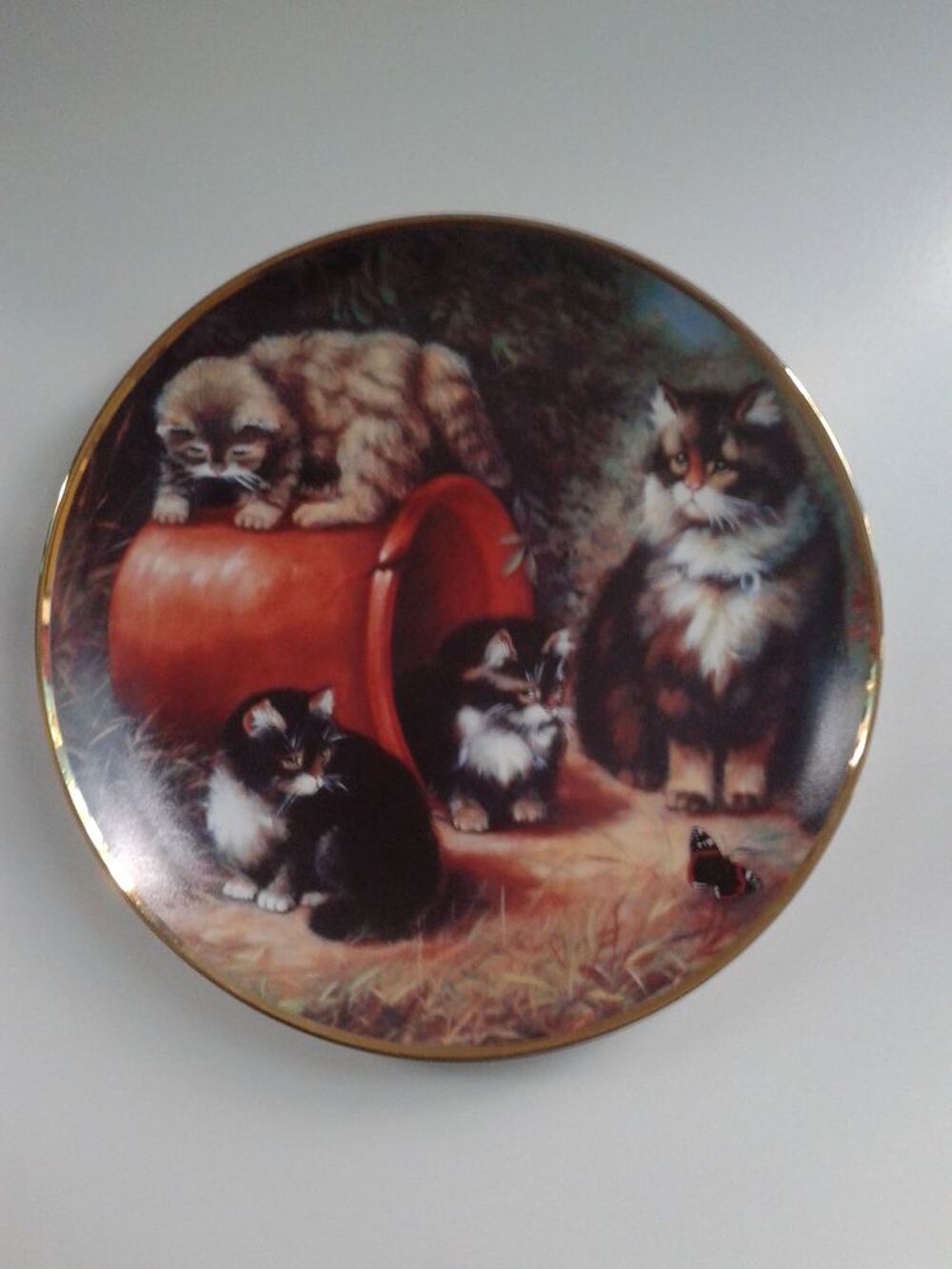 Assiette CHAT Dcoration