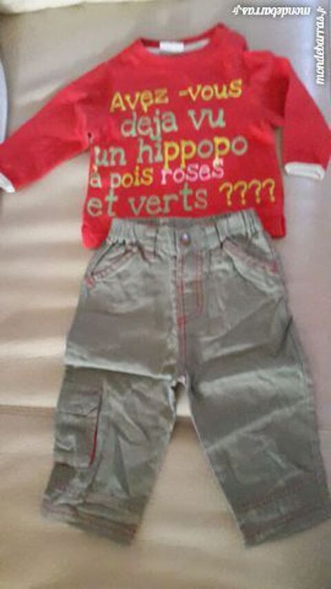 Ensemble pantalon tshirt en lin Pick Ouic 8 vian-les-Bains (74)