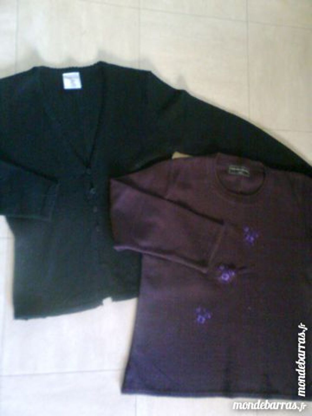Gilet noir et pull -42/44 -zoe Vêtements