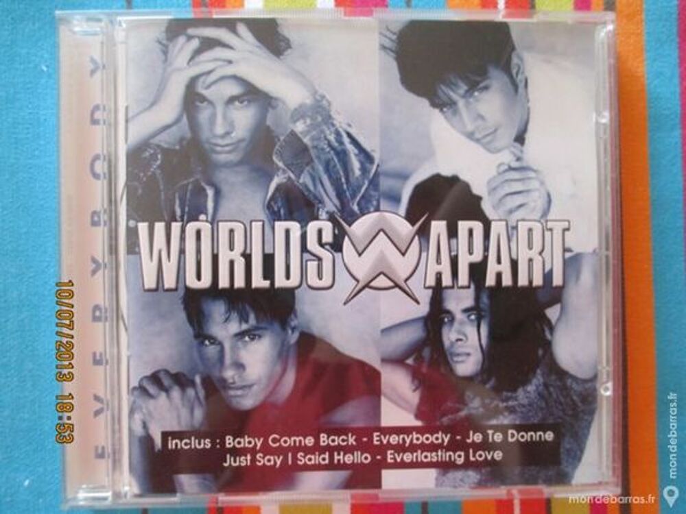 WORLDS APART Baby come back CD et vinyles