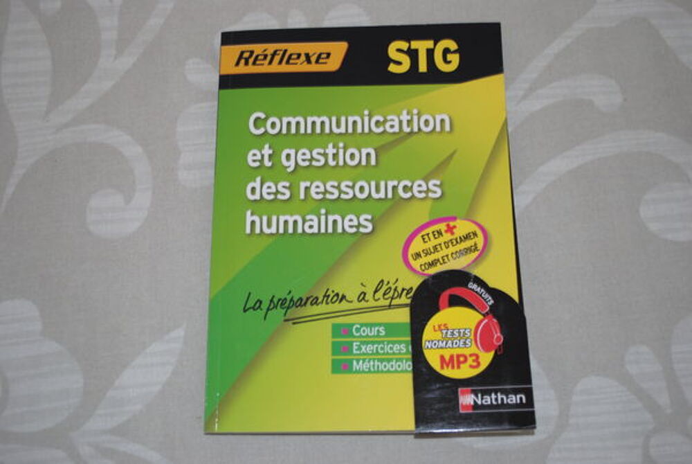 Livre STG Communication et GRH Livres et BD