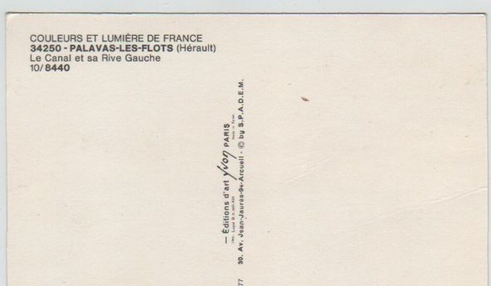Carte Postale Ancienne Palavas-Les-Flots (H&eacute;rault) 