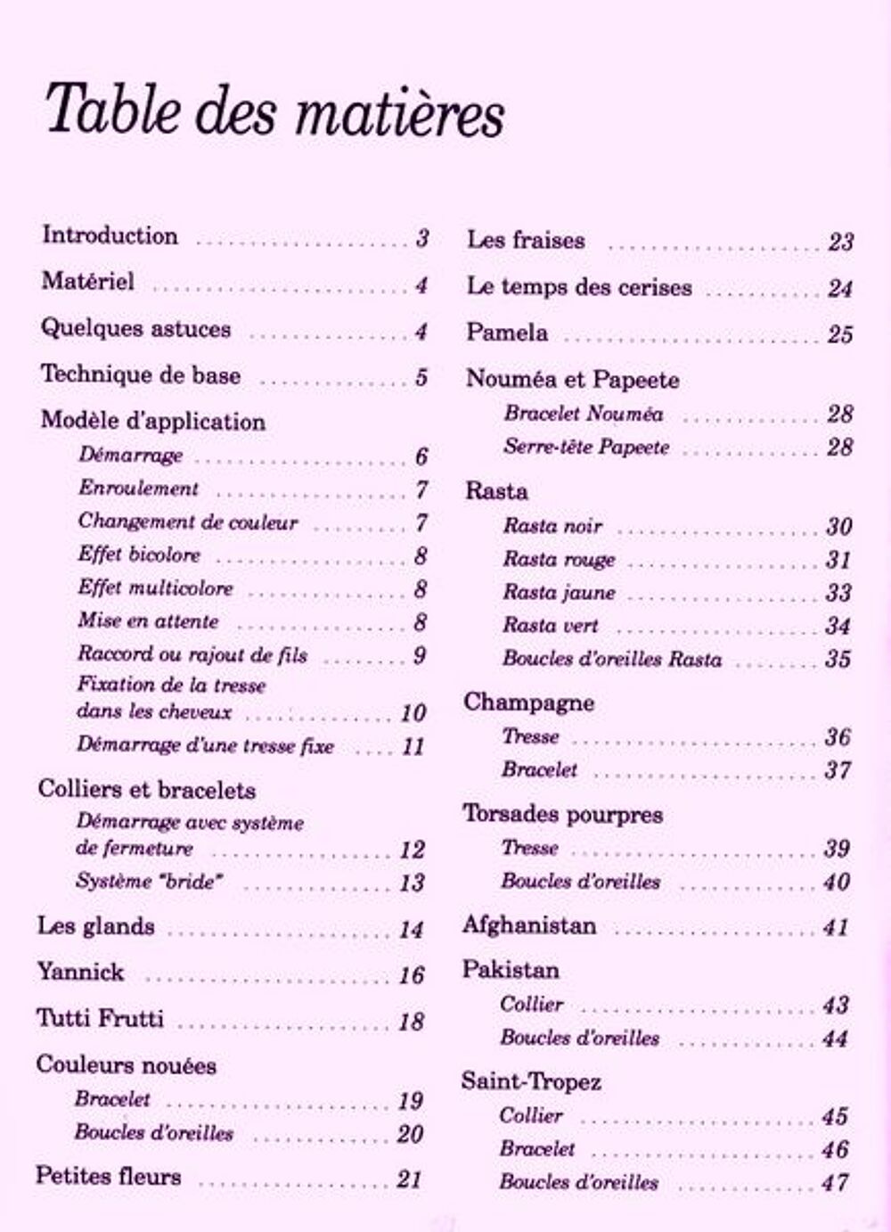 TRESSES INDIENNES - BRODERIE / les-livres-de-jac Livres et BD