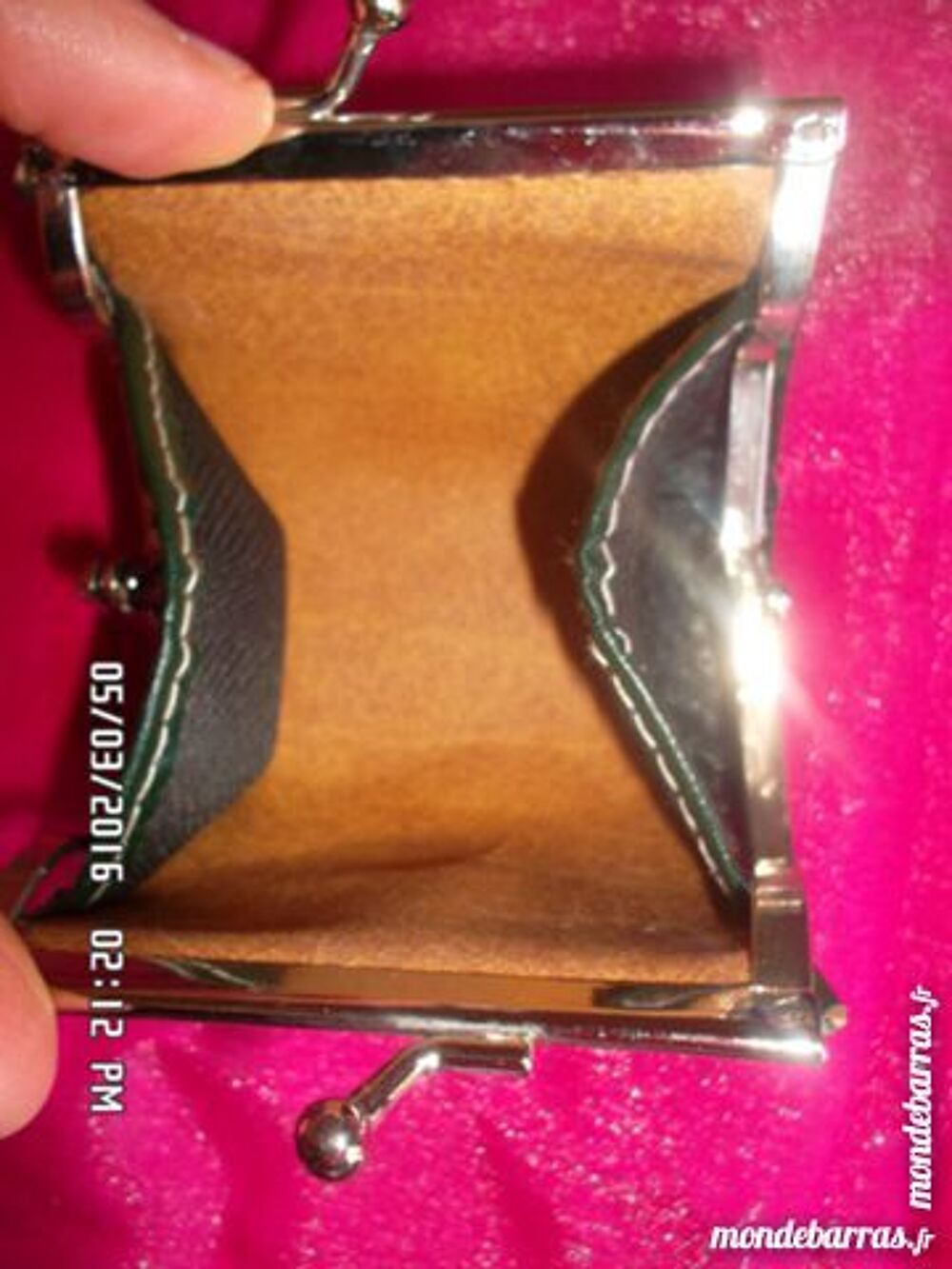 PORTE-MONNAIE NOIR BABOUNE Bijoux et montres