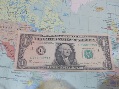 billet  de ONE  DOLLAR  US 6 Roclincourt (62)