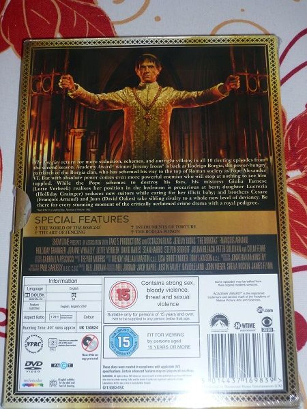 DVD Borgias anglais s&eacute;rie TV iron jeremy film cin&eacute; DVD et blu-ray
