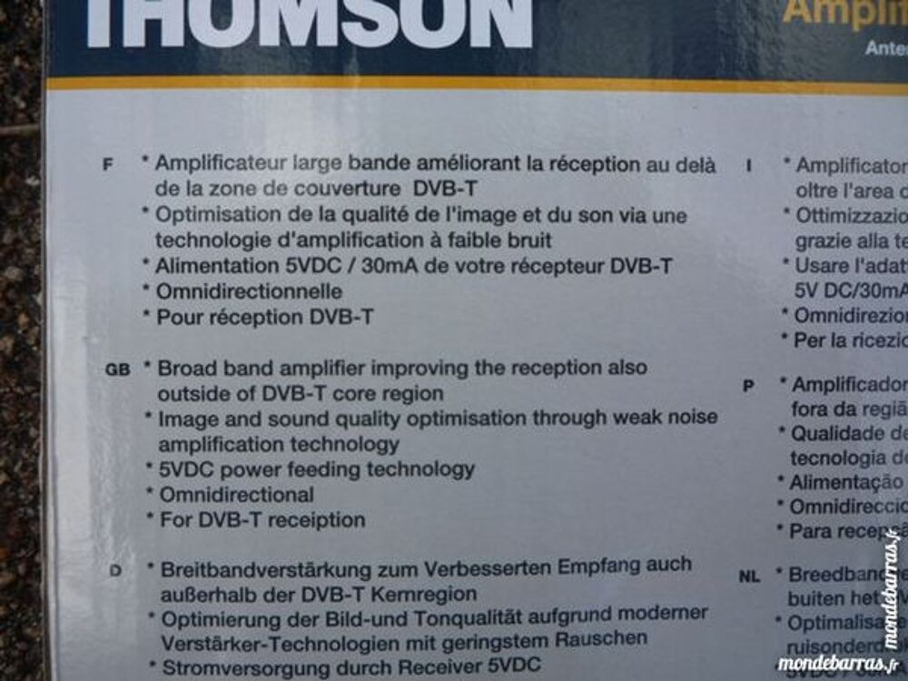 Amplificateur Thomson ANTD 210 Audio et hifi