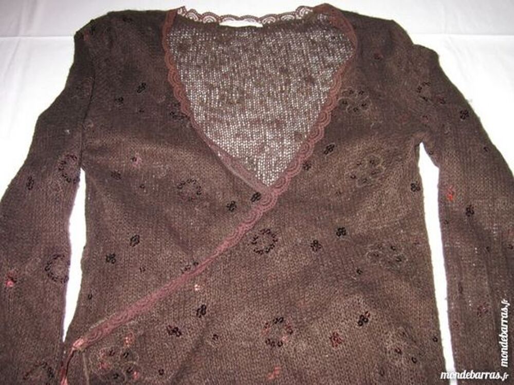 Tunique Promod CACHE COEUR Taille 36 Marron Vêtements