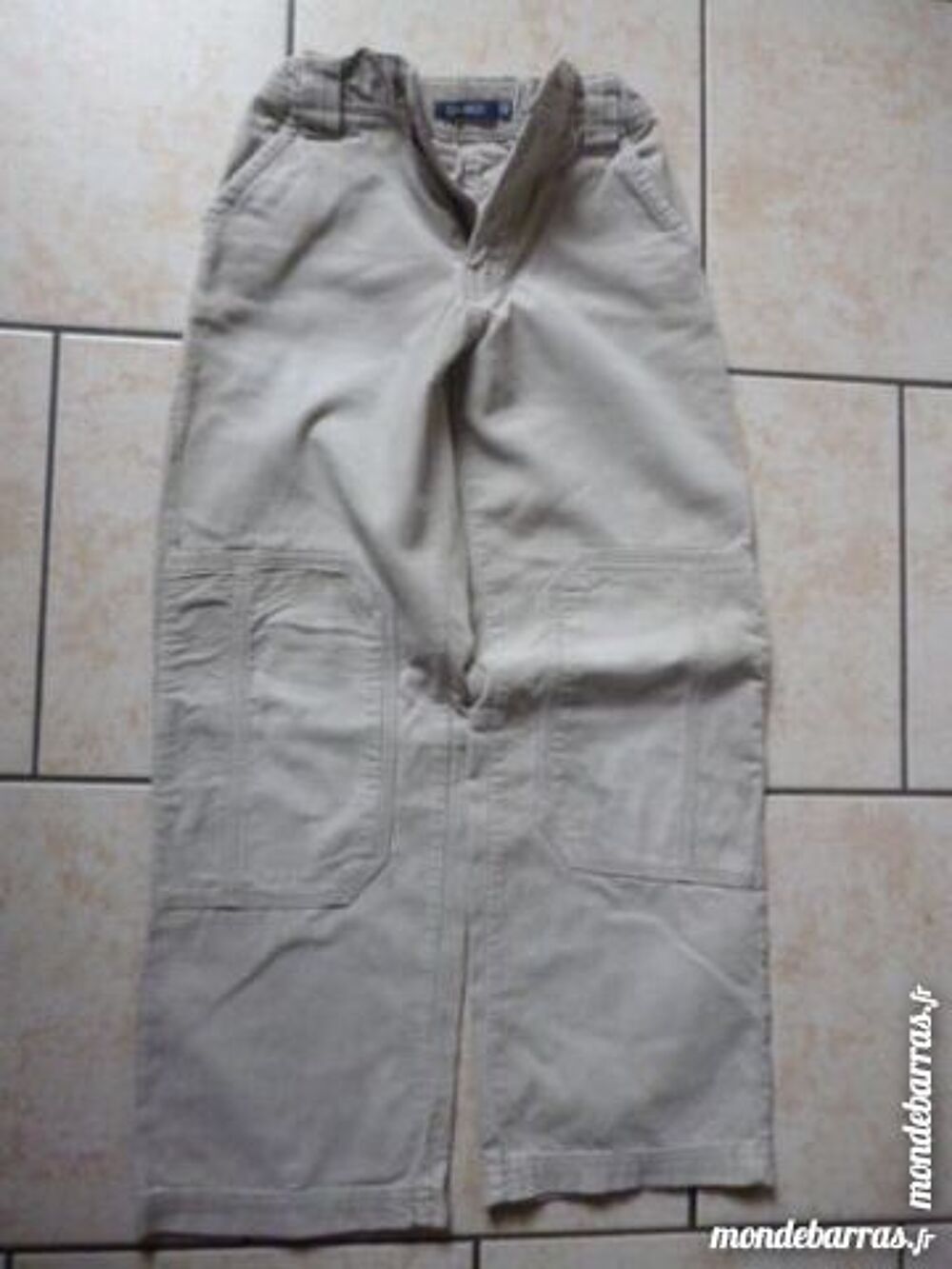 Pantalon Gar&ccedil;on Beige &laquo; OKAIDI &raquo; Taille 8/10 ans Vêtements enfants