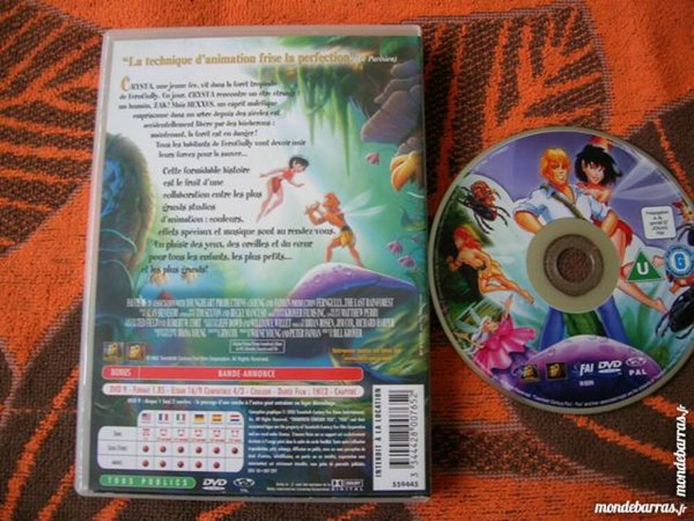 DVD ZAK ET CRYSTA Dans la for&ecirc;t tropicale de Fern DVD et blu-ray