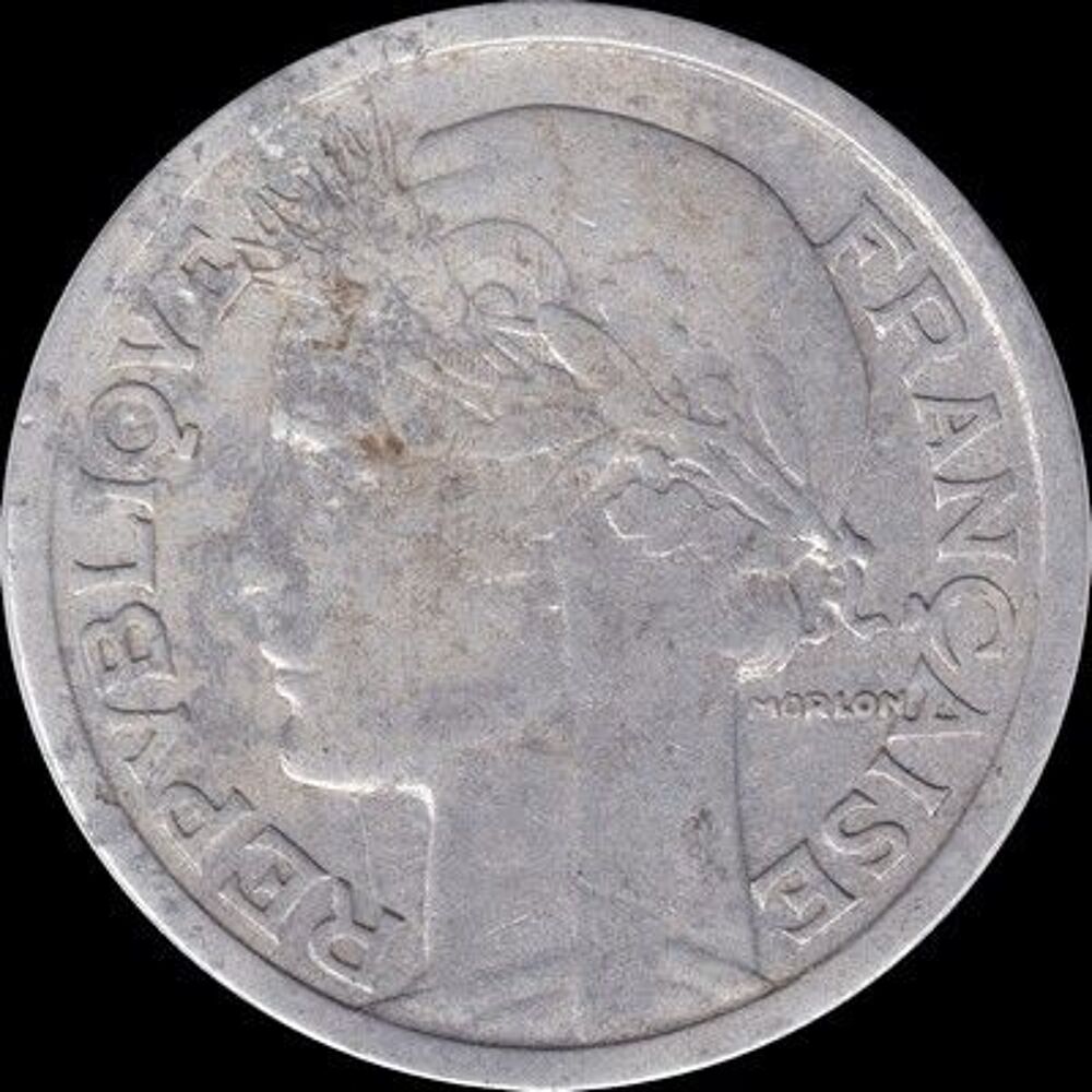 Gouvernement provisoire, 2 francs 1945B 