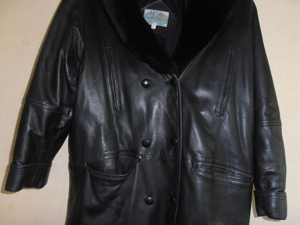 Caban en cuir (70) Vêtements