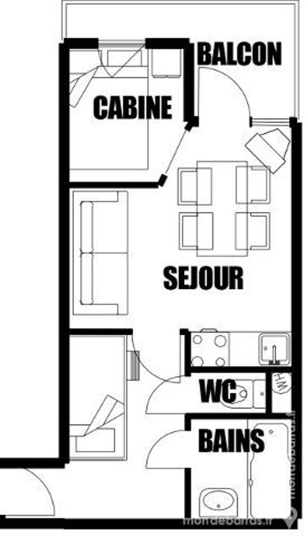   APPARTEMENT à MORILLON 5 PERSONNES  PIED  PISTES Rhône-Alpes, Morillon (74440)