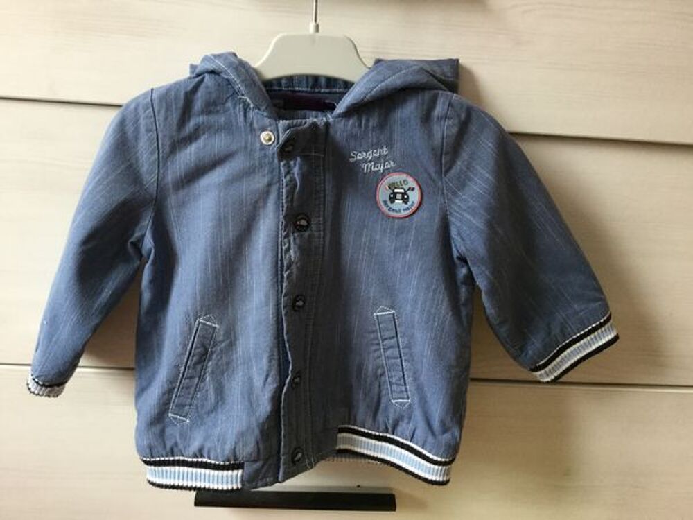 blouson bleu Puériculture