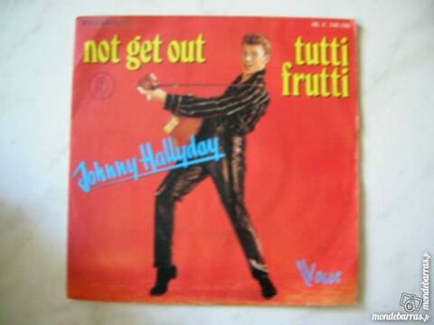 45 TOURS JOHNNY HALLYDAY Not get out N 9 VOGUE 15 Nantes (44)