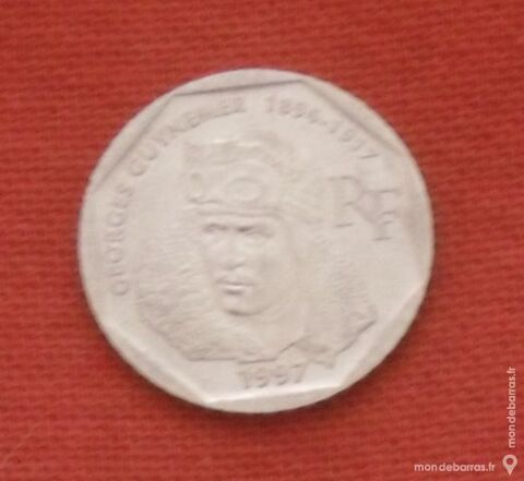Pice de 2 Francs Georges Guynemer de l'anne 1997 15 Montreuil (93)